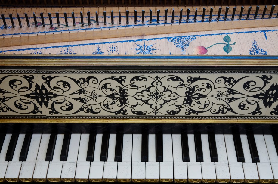 keyboards harpsichord adornment adornments adorned decoration decorations decorated embellishment ornament ornaments ornamentation ornamentations ornate scrolled embellishing embellishings embellishing musician antique decorative detail play playing music